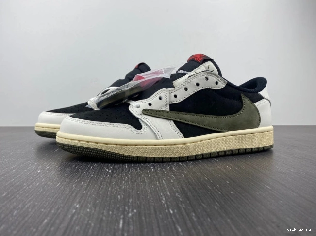 Kickmax Scott Olive Low DZ4137-106 OG WMNS x Jordan Air 1 Travis 0630